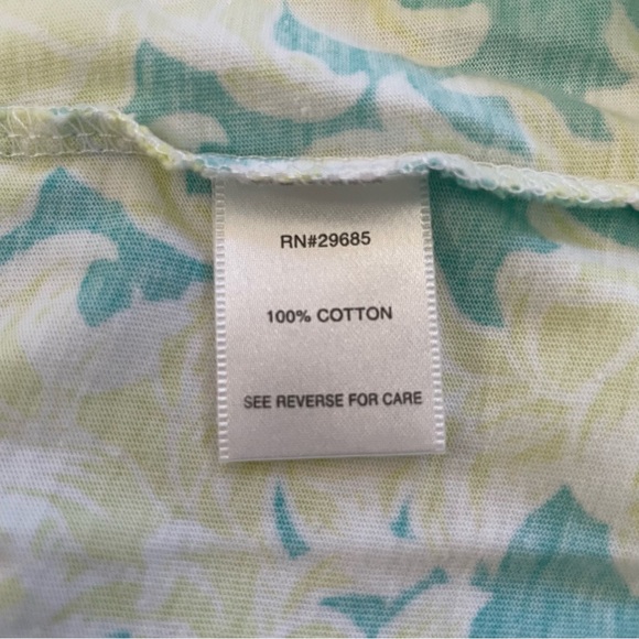 Pendleton long sleeve 100% cotton T-shirt. Turquoise and lime green. Size M - Picture 3 of 9